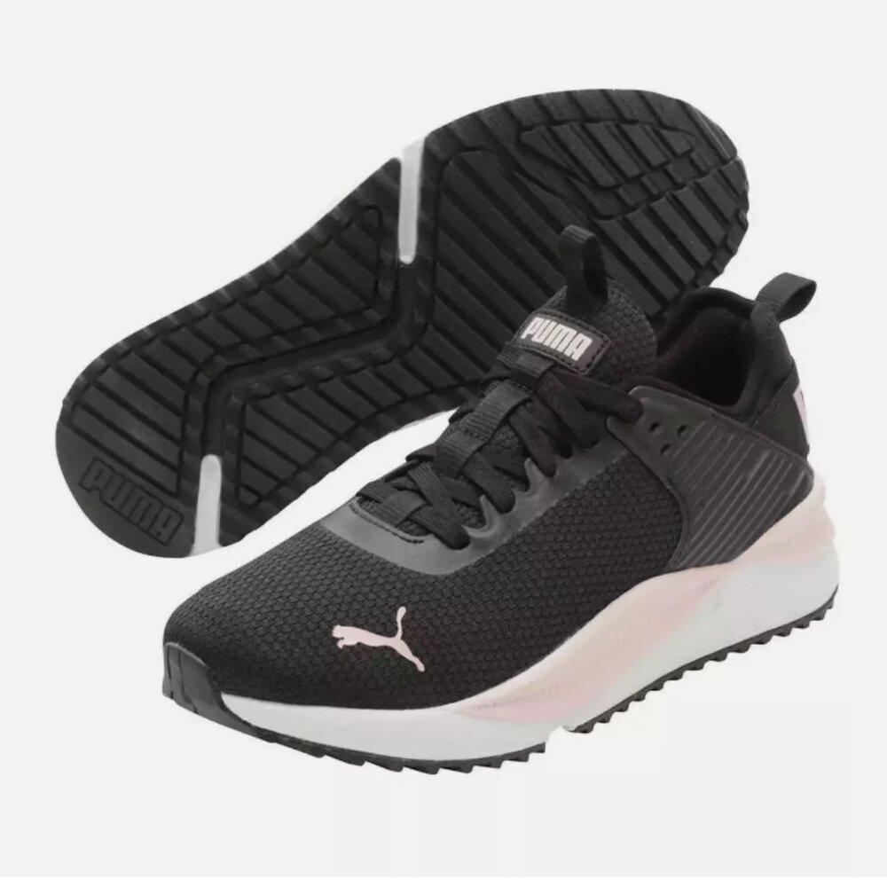 PUMA Ladies' PC Runner Sneakers - BLACK - Picture 5 of 6